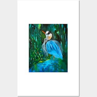 Blue Heron Posters and Art